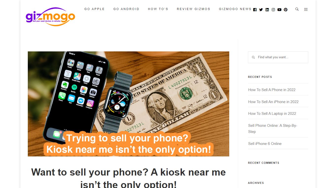 Want to sell your phone? A kiosk near me isn’t the only option! - Gizmogo